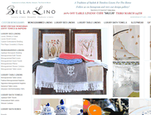 Tablet Screenshot of bellalino.com